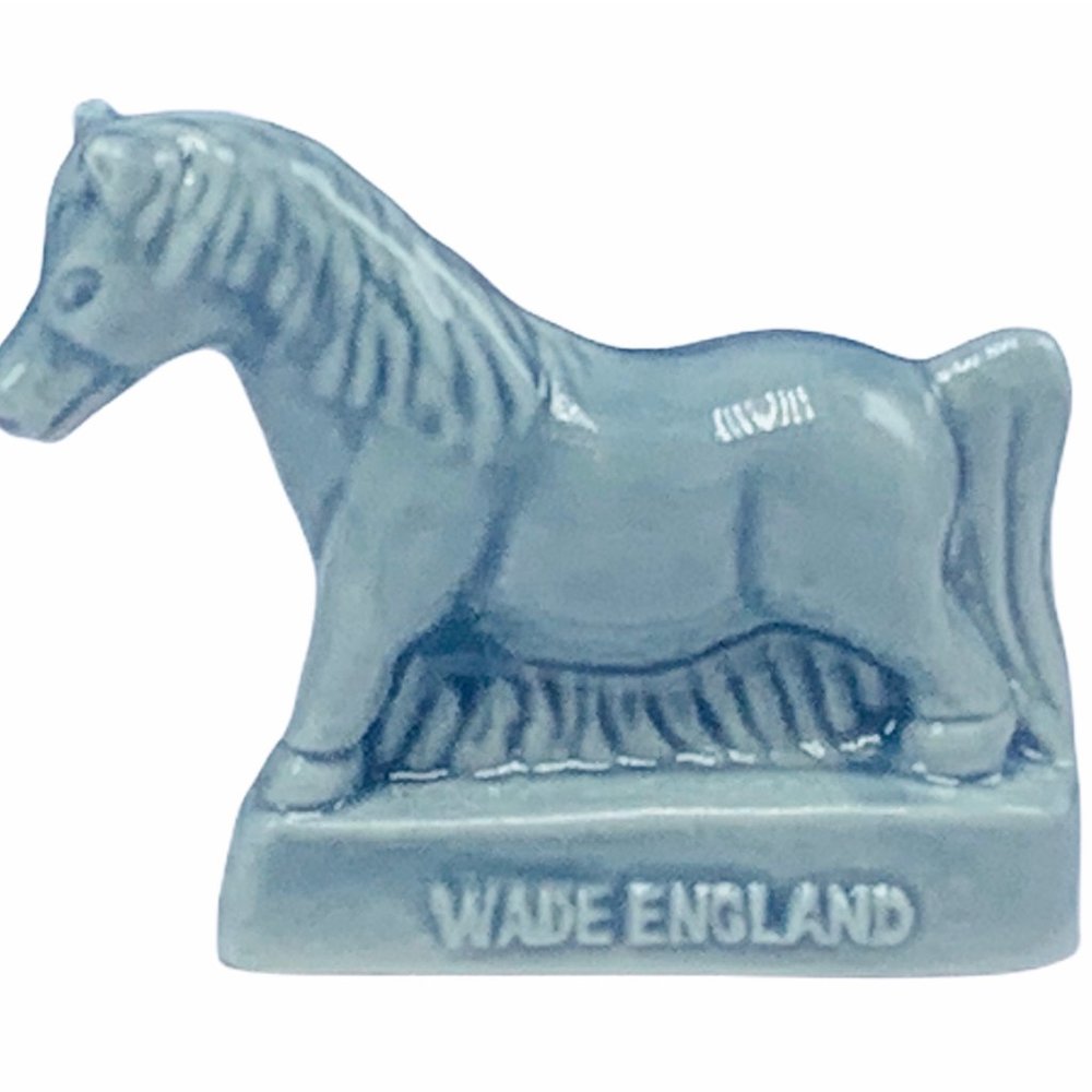 Wade Whimsies gray horse pony figurine England vtg